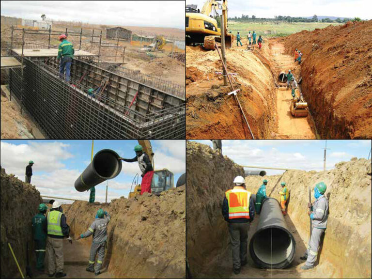 800mm Dia Pipeline Chambers & Installation