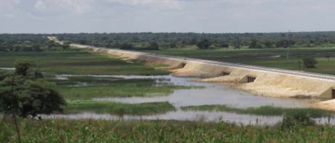 Flood plain crossing - Roads Constructed